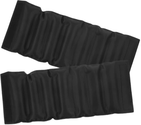 VALICLUD 2pcs Wine Bottle Cooler Sleeve Black Gel Ice Packs for Wine Bottles Reusable Cooler Packs and Lunch Box Cooling