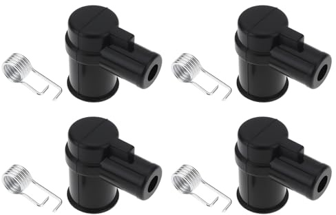 SG Store 4 Stück Zündkerzenstecker für Freischneider Laubbläser Kompatibel mit 5 Mm HT-Kabeln Passend für Viele Modelle Kettensägen Rasentrimmer