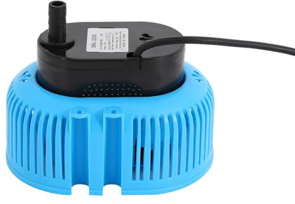 3000L/H Submersible Water Pump, 75W Pond Pump with 3 Outlets (Blue)