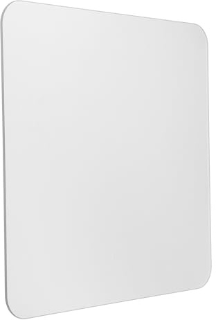 SUPVOX Tapis de Souris en Verre Transparent 3,2 MM Épaisseur pour Jeux Vidéo et Bureau Surface Lisse Ergonomique pour Gamer et Professionnel