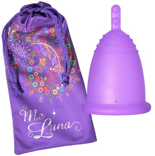 Coppa mestruale Classic, manico viola, taglia S