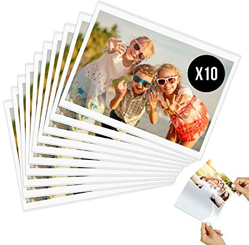 Calamita Portafoto Magnetico Frigorifero 10 x 15 cm (10 pz) con Magnete Molto Potente - Cornice decorazione porta foto con tasca trasparente per foto di famiglia e bambini, scuola (formato A6)