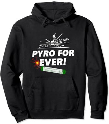 Pyro Feuerwerk Silvester Knaller Pullover Hoodie