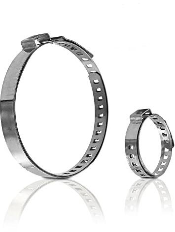 Jeu de 15 colliers de serrage, soufflets universels et brides de cardans en acier inoxydable pour une transmission homocinétique