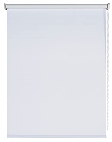 Estores enrollables Opacos para Ventanas y Puertas. Aislante térmico y fácil instalación a Pared o Techo. Cortina Blackout bloquea la luz STORESDECO Estor Opaco Color Blanco 160x250 cm (Ancho x Alto)
