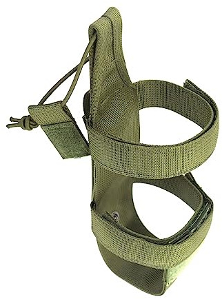 DONGKER MOLLE Porte-bouteille Portable,Bouteille d'eau Tactical Molle avec Ceinture Réglable pour Marche,Course à pied,Cyclisme