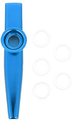 Kazoo-Musikinstrumente, Kazoo-Set aus Aluminiumlegierung, Membran-Mundharmonika-Musikbegleitung – Tragbar, Leicht zu Erlernen, Perfekter Musikalischer Partner Für Gitarre Und Ukulele