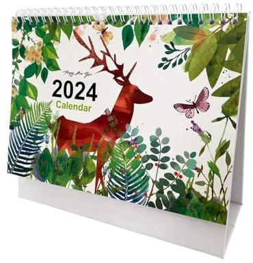 GLigeT Tischkalender – 2024 Tischkalender, Tischdekoration, Tischkalender, umklappbare to-Do-Liste for die Lebensplanung oder Organisation (Color : C)
