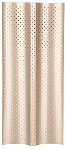 Nonstick French Pan, French Pan for Baking Carbon Steel 2 Loaf Perforated Bread Tray Baking Tray Bake