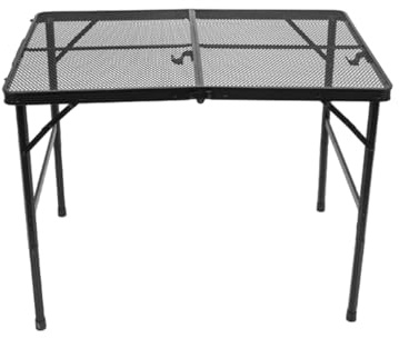 Mesa de picnic para barbacoa, mesa auxiliar portátil de camping | Mesa plegable de diseño exterior - Las actividades al aire libre de aleación de aluminio ofrecen un gran espacio, resistente al calor