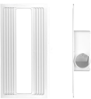 yixinzi-2024 Ventilateur d'extraction Ventilateur de Plafond Universel 2 en 1 for Salle de Bain et Cuisine, Ventilateur Haute Puissance 30 x 60 cm Ventilateurs d'aération
