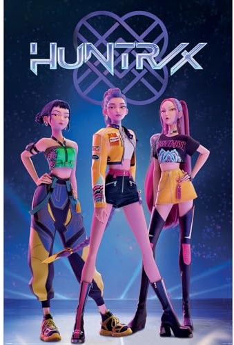 Close Up K-POP DEMON HUNTERS (HOW ITS DONE) MAXI POSTER 91,5 cm x 61 cm – Unframed K-Pop Wall Art Poster for Home, Bedroom, Studio