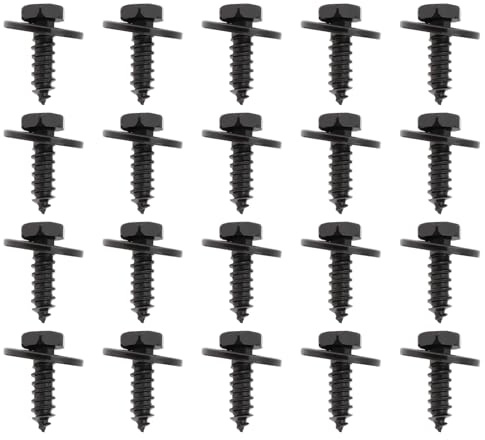VGOL 20pcs M4.8 x 16 Car Underbody Protection Screws 07119901299 Compatible with BMW 3er 5er