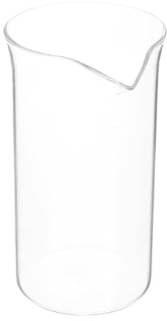 UPKOCH 350Ml Replacement Glass for Cafetieres Cold Brew Beaker Lightweight Wear Resistant Glass Tea Making Cup for Coffee and Cold Beverages