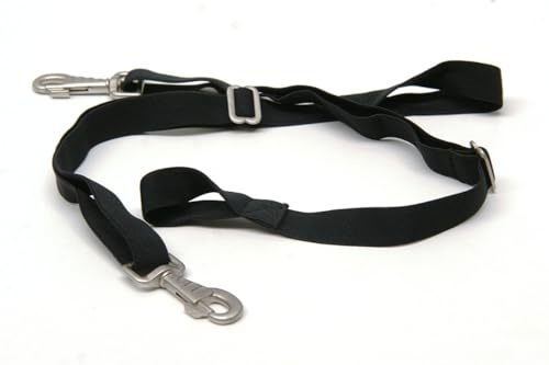 JA Horse JA4025 Elastische Beinschnüre für Pferdedecken Paar | Ersatzbeinschnüre, mit robustem Schnappverschluss und Schlaufe, Universelle Befestigungsgurte