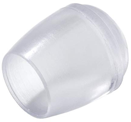Adsamm® / 16 x puntali avvolgenti esterni/trasparenti/Ø 11-12 mm/tondi/piedini in PVC per gambe di mobili tonde/puntali protettivi per arredi Adsamm® Quality