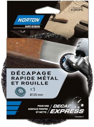 Disque Norton Decap Express Metal et Rouille, diamètre 125