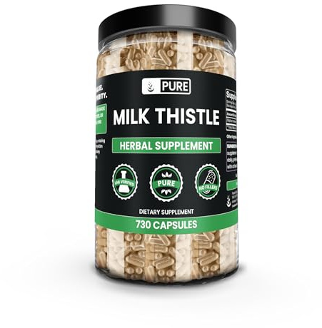 Pure Original Ingredients Milk Thistle (730 Capsules) No Magnesium Or Rice Fillers, Always Pure, Lab Verified
