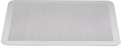 Mali’s 43034 – Plaque à Pâtisserie Perforée Plate Aluminium sans Rebords Grise 40x30cm, épaisseur 1.5mm