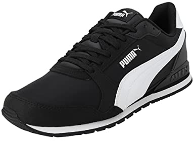 PUMA Unisex ST Runner v3 NL Sneakers, Puma Black-Puma White, 41 EU
