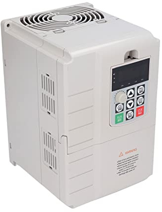 Unidad de Frecuencia Variable, 5.5KW Entrada Monofásica de 220 V Salida Trifásica de 380 V 8 Etapas Programables Unidad VFD Control PID Ruido bajo Ajustable Inversor de Controlador de Velocidad VFD