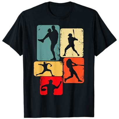 Baseball Batter Bambini Ragazzi Giovani Uomini Maglietta