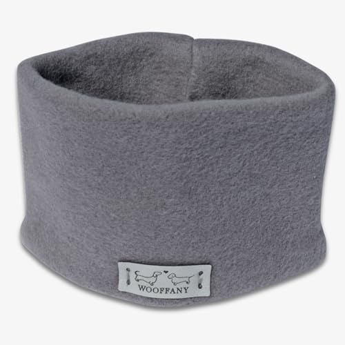 WOOFFANY Loop-Schal Design Sarah - 100% Baumwollfleece - waschbar bei 30° - für kleine Hunde bis mittelgroße Hunderassen - Handgefertigt in Deutschland