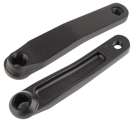 NOENNULL Kurbelarm-Set, 170 mm, Aluminiumlegierung, Mini-ISIS-Elektrofahrrad, Mittelmotor-Kurbeln, wichtige Teile Bosch, 2 Stück, NOENNULL7wcdv6gufa