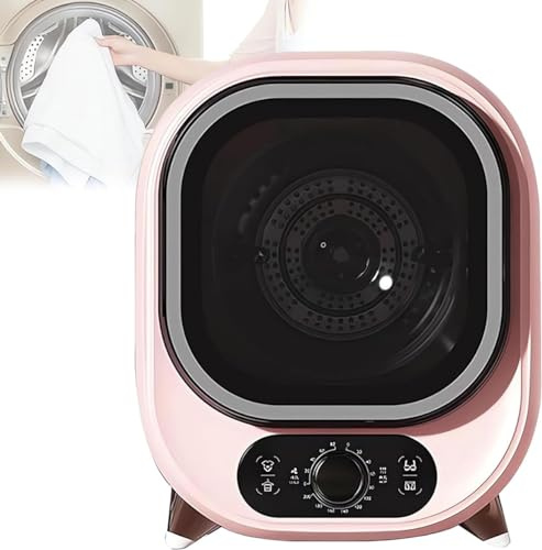 RajoNN Sèche-Linge à évacuation d'air 5 kg, Mini-sécheurs à Condensation compacts 450 W, Mini-sécheuse électrique Portable, pour Appartement, Maison, dortoir, capacité de Charge de 0,8 kg,