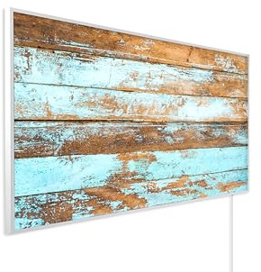 Pannello riscaldante decorativo Könighaus 1200 Watt - ultrasottile - 18-29 | cornice bianca, Motivo: 10. Amore estivo, 5 anni di garanzia, doppia protezione dal surriscaldamento
