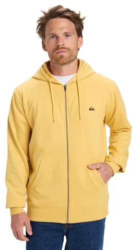 Quiksilver Basic Hood Zip Young Fleece-tröja för herr gul XL