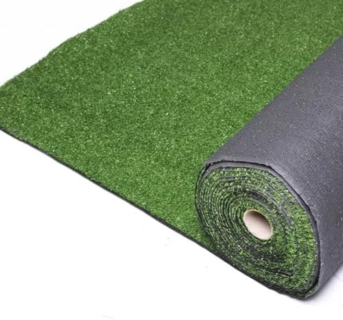 LoviStore Erbetta Sintetica Prato Erba Artificiale Spessore 8mm Rotolo 2x3 mt (6mq) Drenante Tappeto Manto Verde Sintetico Tagliabile Calpestabile Resistente per Esterno Balconi Giardino Verande