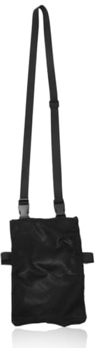 WUMZIRA Support de sac de drainage urinaire, housse de sac de cathéter dissimulé de 2000 ml avec sangle réglable et fente invisible, poche urinaire homme, urgogyn, femannose - Noir