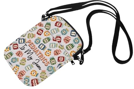 Pediatric Nurse Gift Pediatrics Is My Jam Crossbody Bag for Picu Nurse Peds Nurse (PediatricsBag)