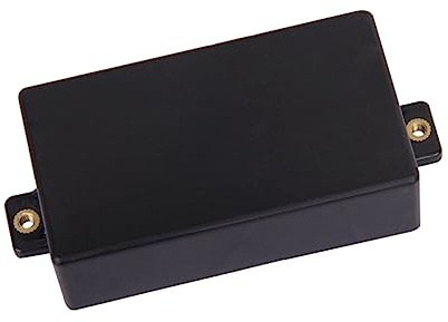 Kunststoff Pickup Abdeckung für Humbucker Tonabnehmer Schwarz | Gitarre und Sq St Pickup, Schwarze Kunststoff Ausführung, Präzise Passform für Elektrische Instrumententeile