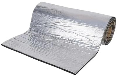 SQOFHFB Aislamiento automóviles Tapete Aislante Acústico De 5/10 Mm para Coche Furgoneta Capó Puerta Silenciosa Aislamiento Térmico Aislamiento del capó Estera(500x2000x5mm)