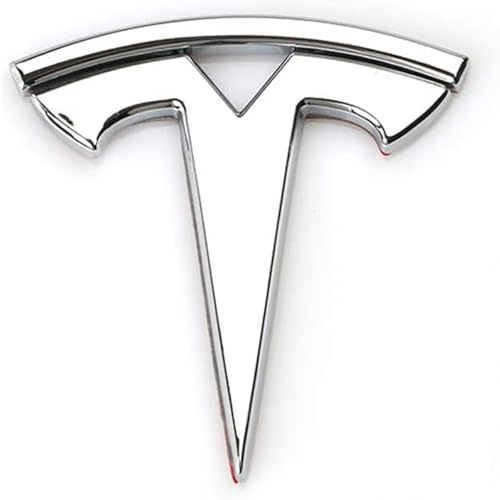 WQIUTT Auto Stemmi e Decorazioni per Tesla Model 3 Model Y Model S,Cofano Anteriore Stemma Emblema Distintivo Adesivi Stemmi Decorazioni Badge Adesivo Ricambio Logo