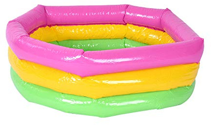 Akozon Space Toy Inflatable Pool for Kids - Three-Layer Small Swimming Pool for Infants and Toddlers - Non-Slip Design for Safe Play (90cm)