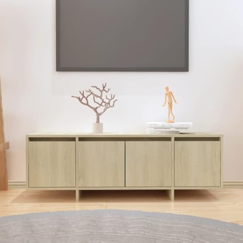 Frdhee Mueble bajo para TV (120 x 30 x 40,5 cm, material de madera, para salón o dormitorio)