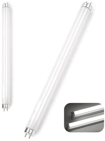 genérico Paquete De 2 T8 Tubos Fluorescentes 600mm 18W, Casquillo G13, Blanco Frío 6500K, Lámpara De Bajo Consumo, Luz De Emergencia De Bajo Consumo Para Cocina, Baño, Armario Y Garaje