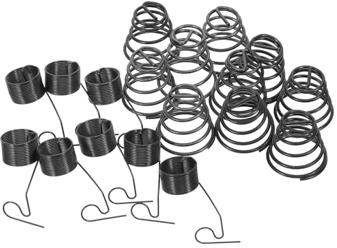 SHINEOFI 50pcs Steel Thread Tensioner Springs for Vintage Sewing Machines, Sturdy Tension Assembly Check Springs that Stabilize Thread Flow and Resist Wear, for Sewing Machine Repair