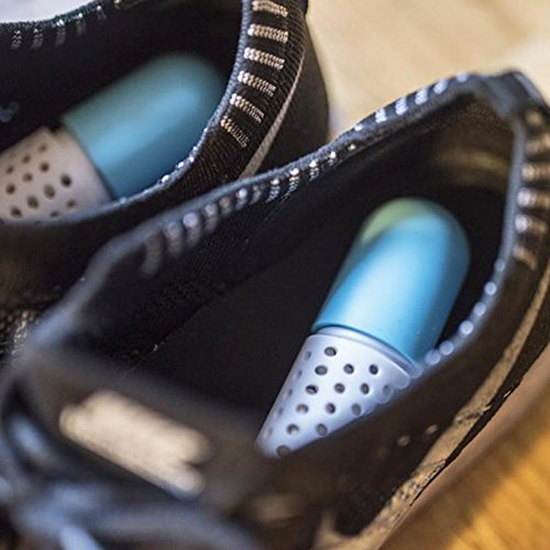 SHOP-STORY - 2 x Pilules Gélules Capsules - Désodorisant Déshydratant Déodorant Absorbeur D'humidité Chasse les Mauvaises Odeurs pour Chaussures Baskets