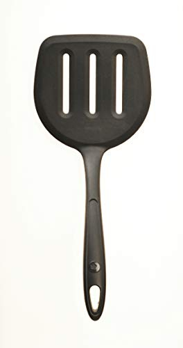 Kochblume Design-Wender XL | Premium-Silikon & BPA frei | Hitzebeständig | Spülmaschinenfest | Farbe: anthrazit