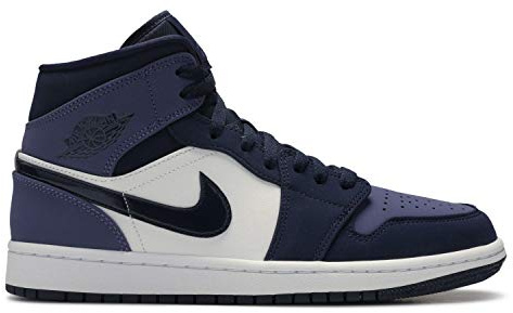 Nike Air Jordan 1 MID Obsidian Sanded Viola 554724-445, ossidiana/viola/bianco., 46 EU