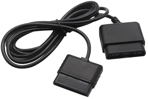 Zosvoses PS2-Verlängerungskabel, kompatibel mit Sony Playstation 1, Playstation 2 Spielekonsole, Ersatz-Verlängerungskabel, 1,8 m