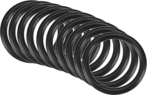 QUARKZMAN 28mm x 22mm x 3mm Nitrile Caoutchouc Joints toriques x 10 Pièces Rond Joint Rondelle pour Robinet Plomberie Réparation Étanchéité Connexion [Noir]