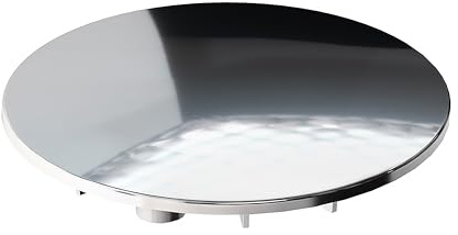 Trapflex Abdeckhaube Ø 115mm aus Kunststoff | Farbe: Chrom | Kompatibel mit Tempoplex Ablaufgarnitur, ersetzt Modell 6964.0