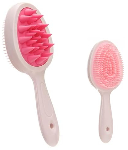 Kopfhaut Massagebürste, Haarmassagebürsten, Scalp Massager, Silikon shampoo haarbürste - Langer Griff Kopfmassage Bürste Shampoo Bürste für Peeling und Kopfmassage