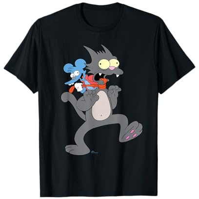 The Simpsons Itchy & Scratchy Show Funny Valentine’s Day Camiseta
