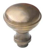 Antikas - Pomello girevole per porte di casa - Pomello della porta | BB | ottone patinato